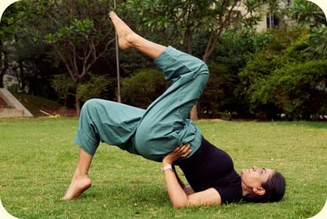 Bridge pose